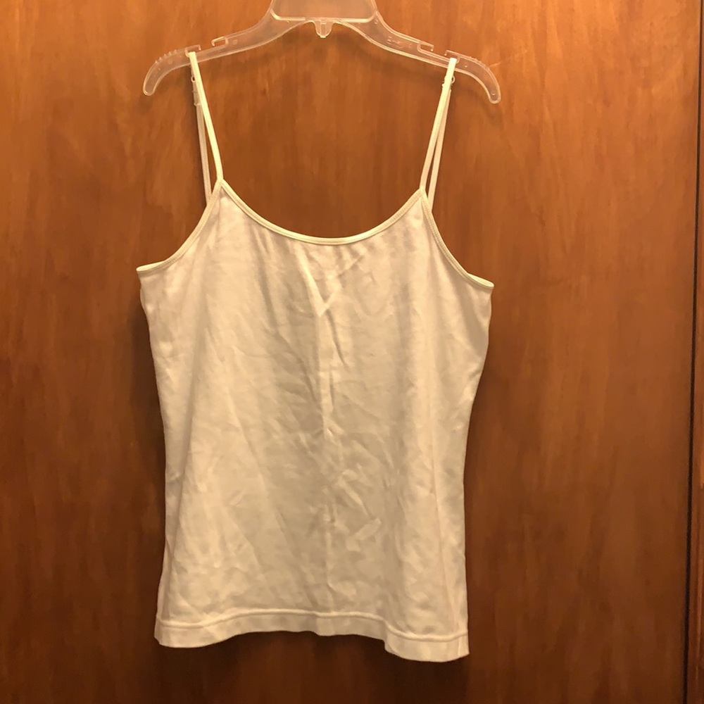 NWOT White Christopher & Banks camisole Large